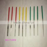 10 PCS File Set Tapered Diamond Needle Files with 3mm X140mm X30mm