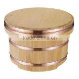 Ohitsu Wooden Rice Bucket Sawara Cypress Edobitsu Rice Holder