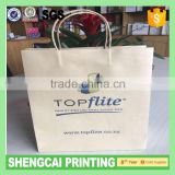 Twisted handle paper bag with 2color