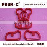 Plastic Cookie Cutter, Cartoon Biscuit Cutter