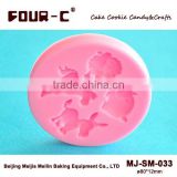 Farm Animals silicone moulds for fondant art,mold decorating,craft mold