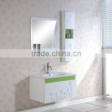 white mirrored MDF, PVC wall mounted commercial steam room and bathroom vanity