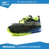 ERKE Wholesale Dropshiping Brand Breathable Kintted Mesh Mens Air Cushion Sport Running Shoes thumbnail-1