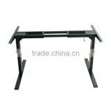 Ergonomic Electric Height Adjustable Sit Stand Computer Desk With 2 Motors Control thumbnail-1