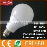 Aluminum Plastic 85-265V Smd5630 E27 Led Bulb 9w