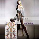 2016 Summer Fashion Women Midi Dresses Ladies Cotton Linen Half Sleeve Ethnic Embroidery Short Frock White Women Dress Model thumbnail-2