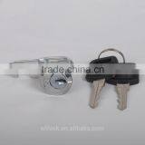 Zinc Alloy Material Bright Chrome Cam Lock for File Cabinet Wardrobe thumbnail-1