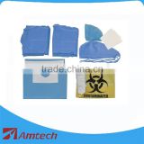 CE/ISO approved AMH-8209 Surgical Implantology kit/ Disposable sterile kit/high quality suit kit
