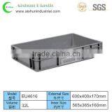 EU4616 Square Plastic Crate With Lid