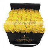 Customized Luxury Flowr Box / Luxury Rose Flower Round Packaging Gift Box thumbnail-4