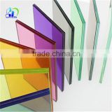 large size colored PVB film laminated glass panel colored laminated glass for sale