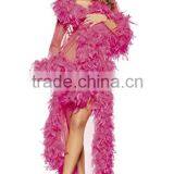 ZPDECOR Best Decorative 40 GramWeight in Stock Dyed Yellow Turkey Feathers Plumage Chandelle Boas thumbnail-4