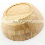 Bamboo Salad Bowl Set With Salad Spoon thumbnail-4
