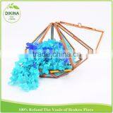 || Brass Geometric Glass Terrarium/ Case/ Holder|| Floral/Feather Ball/ Tree * Crystal Vase Wedding Flower Stand Centerpieces thumbnail-1