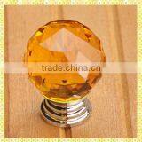 Wholesael Cheap Diamond Amber Crystal Door Knobs For Kitchen Decoration thumbnail-1