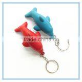 top sale polyurethane whale stress ball keychains