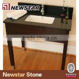 Wooden Cheap Bathroom Vanities With Black Granite Tops