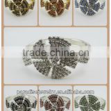 Beauty design handmade rhinestone alloy cuff bracelet&bangle -SB0009