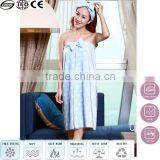 Lady Blue Wool or Silk Bathrobe thumbnail-1