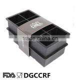 Brick Shape Large Square Silicone Ice Cube Tray thumbnail-1