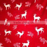 China Manufacturer Christmas Reindeer Printed Flannel Fleece Thermal Blanket thumbnail-2