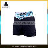 Soomom OEM/ODM Casual Women Running Shorts Quick Dry Air-pass thumbnail-2