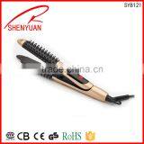China Supplier Hot Sale 2 in 1 Hair Straightener Ceramic Coating Ptc Fast Heating thumbnail-1