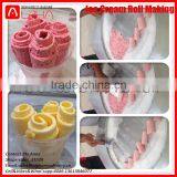 Thailand Style Fried Ice Cream Machine/ Fried Ice Cream Roll Machine/Flat Pan Fried Ice Cream Machine thumbnail-2