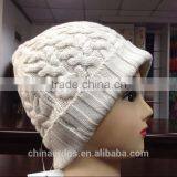 Inner Mongolia Cable Cashmere Hat thumbnail-1