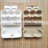 paper pulp egg tray for chicken eggs 8 holes chicken egg tray