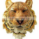 Personalized Handmade Color Painted Tiger Head Sculpture thumbnail-1