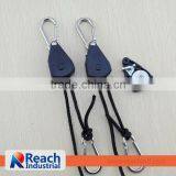 1/8" Rope Ratchet Tie Down- Metal Pulley thumbnail-1
