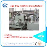 automatic capacity 6000-7000 pieces per hour egg tray machine in paper product making machinery
