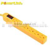 H80134 UL/CUL 6 Outlet Power Strip With Surge Protectors / Power Bar / Power Sockets