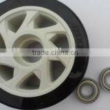 double ball bearing PU wheel dia 125mm