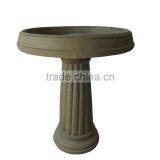 Cement Outdoor Handmade Garden Bird Bath Hot Sale thumbnail-1