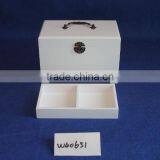 Handmade Feature Lightweight Wood Box With Handle Wooden Christmas Gift Box Wholesale thumbnail-1