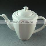 Wholesale Stock Cheap Ceramic Pot,white Tea Pot Restaurant Teapot thumbnail-1