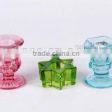 Colorful Tall Glass Oil Lamp thumbnail-1