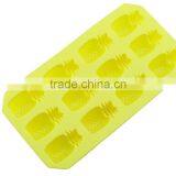 Creatived Colorful Pineapple Silicone Eco-friendly Ice Cube Tray