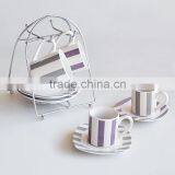 Lifestyle newest porcelain promotional cheap coffee cup and saucer set