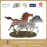 12.5 Inch Resin Home Decoration Lifelike Running Horse Animal Statue thumbnail-4