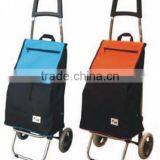 Wire World Daisy Comfortable Folding Rolling Wheeled Trolley Shopping Cart Bag thumbnail-1