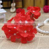 Silk Artificial Hydrangea Flower Heads Fake Flower for Celebration thumbnail-2