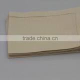 100% Cotton Plain Hemstitched Table Napkins, Set of 6 thumbnail-3
