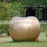 Bronze Apple Statue Art Garden Fruite Decor thumbnail-3