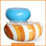 Modern Children Furniture Colorful Fibergalss Candy Table thumbnail-1