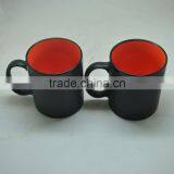 Two-tone Ceramic Matte Finish Black Coffee Mug thumbnail-1