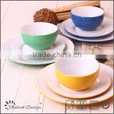 18pcs Two-tone Color Ceramic Dinner Set thumbnail-2