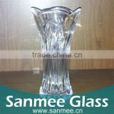 Middle Size Clear Crystal Home Decorative Glass Vase